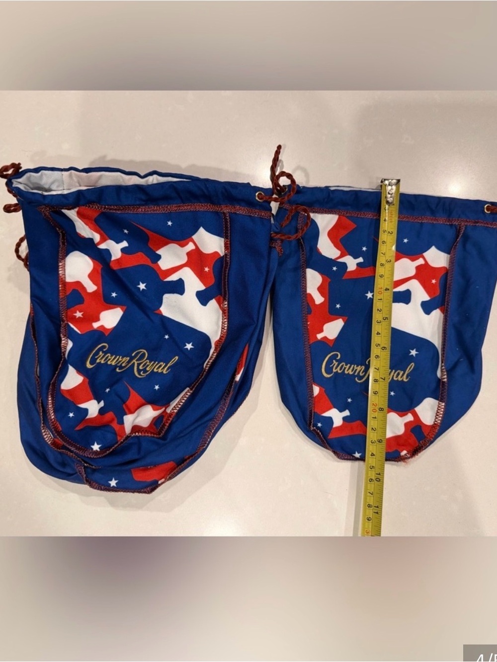 10 Limited Edition Red White & Blue Crown Royal Bags - Picture 4 of 5